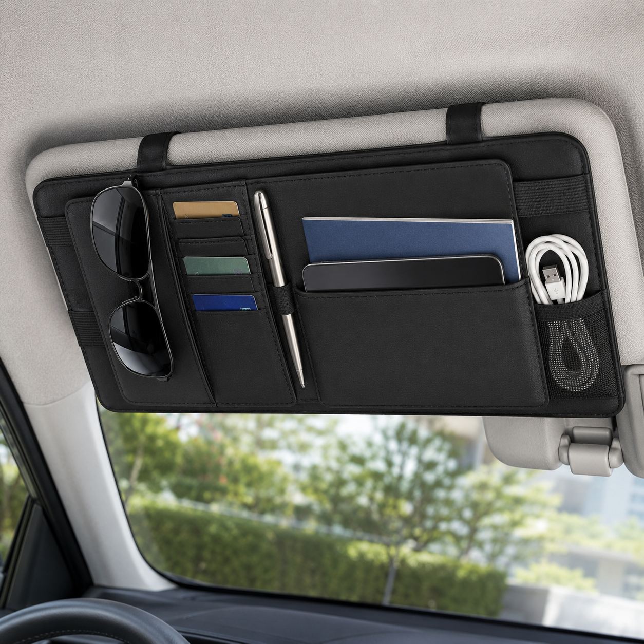 Dermavolix™ VisorVault Car Organizer